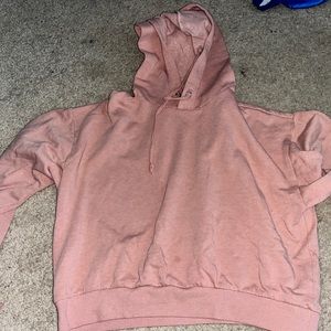 cute cropped pink hoodie